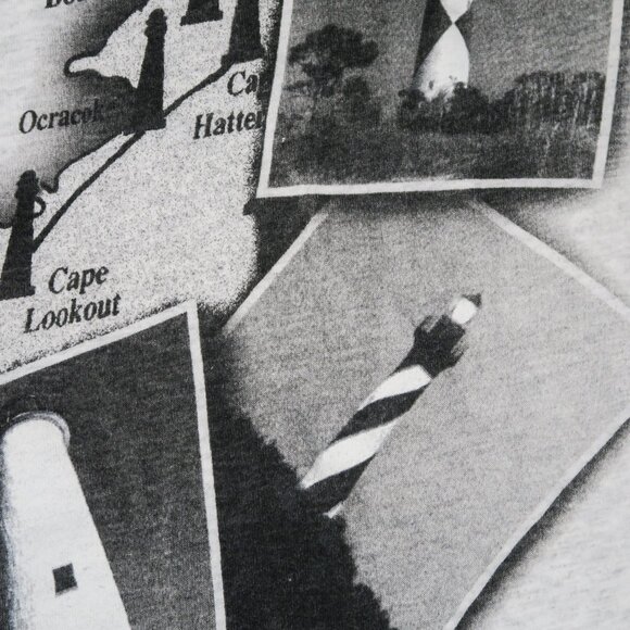Vintage 80s Lighthouses of the Outer Banks Shirt - Picture 6 of 7